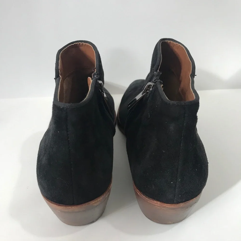 Sam Edelman Black Suede Petty Boots